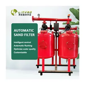 Automatic backwashing sand filter, industrial and agricultural water filtration It is used for agricultural irrigation