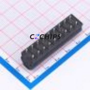 DB252-5.0-9P-BK Spring Terminal Block Through hole Component (THT),P=5mm Connector 1x9P 5mm Black 9P - Product Image 2