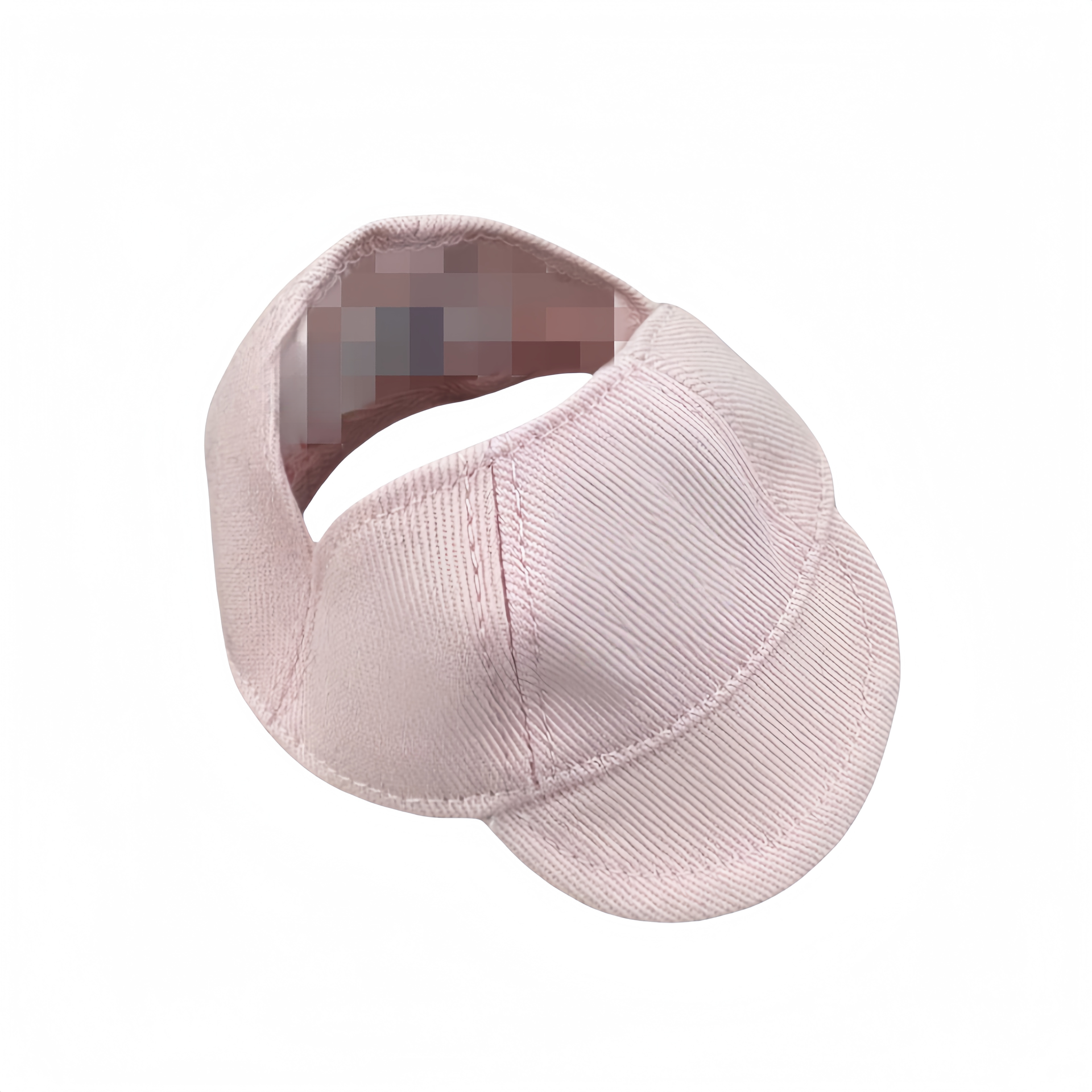 Open-mouth baseball cap - pink