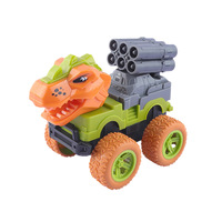 Modèle de voiture dinosaure, modèle d'avion de chasse, unité de puissance, véhicule militaire, missile, dispositif inertiel, cadeau scolaire, jouet.