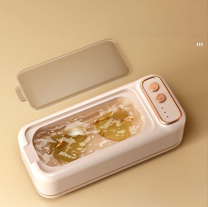Machine de nettoyage ultrasonique portable, nettoyeur de voyage, machine de nettoyage à haute fréquence vibratoire avec charge USB - Product Image 1