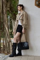 Bolso de Mano de Cuero Genuino Estructurado, Gran Capacidad, Bolso de Trabajo, Moda de Lujo de Oriente Medio, Precio Directo de Fábrica