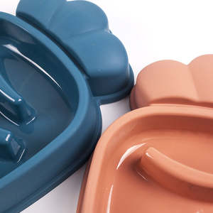 Vente en gros de bol pour chien en forme de poisson personnalisé mangeoire lente bol pour chien en plastique anti-avale mangeoire lente - Product Image 5