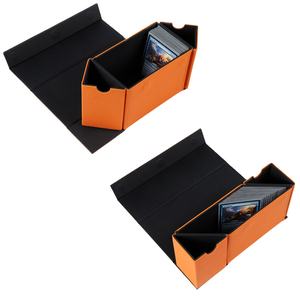 Estuche de Cuero Cuadrado Moderno con Diseño Más Reciente de 2020 para TCG MTG, Cierre Magnético, Delgado como una Tarjeta Mágica, Capacidad de Carga de 10 kg - Product Image 1