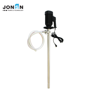 משאבת תוף חשמלית ניידת 220V מפלדת אל-חלד בעלת צמיגות גבוהה עם מנוע להעברת חומצה, סולר ושמן - Product Image 6