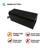 Piège à souris électrique haute tension OMNI CATCH – Électrocuteur puissant pour rongeurs, écologique, en acier inoxydable, sûr et humain, pour tuer les rats