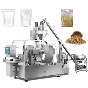 MR8-200RW JKPACK Rotary Automatic Bag Given Solid Fertilizer Granular Granule Packing Machine