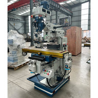 Hochwertige X6330 4HW 5HW Revolverfräsmaschine mit ISO40 Universalfräsfunktion, Vertikal- und Horizontal-Revolverfräsmaschine
