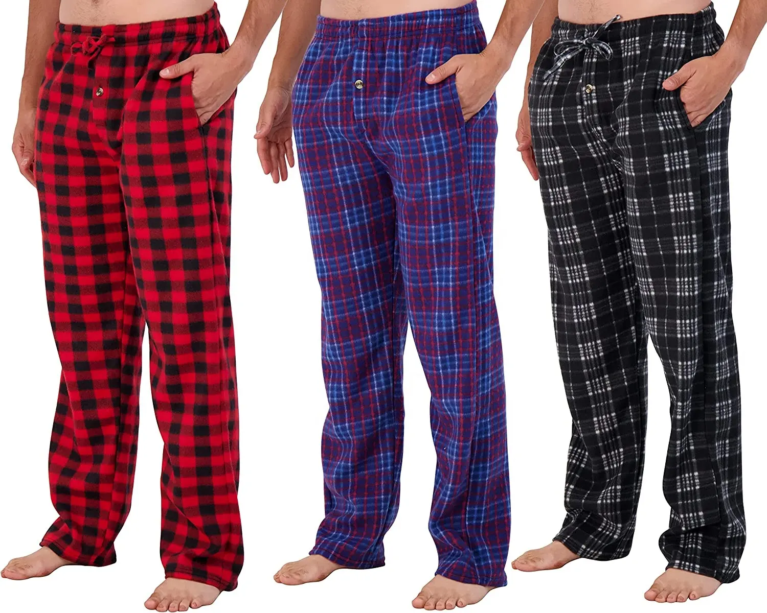 Wholesale High Quality Men's Polyester Sleepwear Pajama Pants OEM