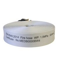 Tuyau d'incendie en PVC de qualité marine avec raccord en laiton Nakajima 2 pouces 20m certifié EN, flexible et durable pour navires