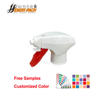 Verrouillage enfant 2 en 1 déclencheur en mousse tout en plastique 28mm tête de pulvérisateur à gâchette résistante aux produits chimiques couleur personnalisée pour le nettoyage chimique