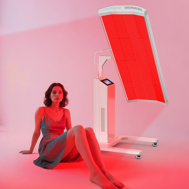 1280LED Standing Professional Full Body Red Light Therapy Panel 260mw 660nm 810nm 1070nm Custom Wavelength US Plug for Clinic