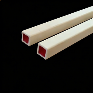 Tubo Cuadrado de Cerámica de Alúmina Al2O3 de Alta Pureza 99, Tubo de Electrodo Aislante Refractario - Product Image 4