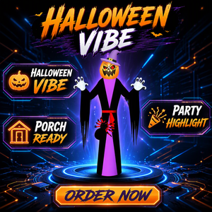 Citrouille Gonflable Professionnelle pour Décoration d'Halloween, Grande Citrouille <span class=keywords><strong>Fantôme</strong></span> pour Événements Extérieurs, Fêtes, Maisons Hantées, Publicité (ODM) - Product Image 2