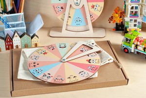 Montessori ของเล่นไม้สำหรับเด็กวัยหัดเดินกระดานแสดงความรู้สึกแผนภูมิอารมณ์พลาสติกสำหรับเกมโฮมสคูลของเล่นไม้ภาษาอังกฤษสำหรับเด็ก - Product Image 3