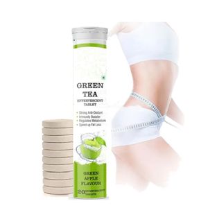 Les pilules minces de vitamine de comprimé effervescent de thé vert d'OEM complète des comprimés effervescents de thé vert - Product Image 1