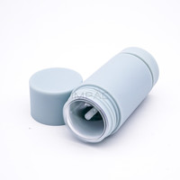 Déodorant portable givré mat de petite taille rouleau sur bouteille en plastique 15g 0.5oz 30g 50g 75g conteneur