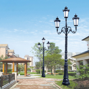 Professional Manufacture Outdoor Antique Cast Iron Street <b>Post</b> Led Garden Pole <b>Light</b> Garden Pole <b>Light</b> - Product Image 6