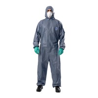 Combinaison de protection médicale imperméable antistatique en polypropylène microporeux de type 5 6 55 g/m²