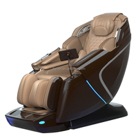 Sillón de Masaje de Lujo 4D para Todo el Cuerpo, Gravedad Cero, Inteligencia Artificial, Automático, Estiramiento Tailandés 3D, Pista SL, Eléctrico, Shiatsu