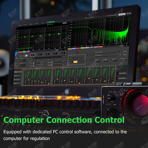 โปรเซสเซอร์ DSP ประสิทธิภาพสูง ระบบส่งสัญญาณอนาล็อก ควบคุมผ่าน USB และ Ethernet ปรับแต่งง่ายผ่านคอมพิวเตอร์ สำหรับระบบเสียง PA ในสถานที่จัดงานสด การประชุม และงานแสดงดนตรี - Product Image 4