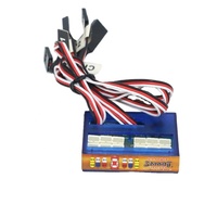 Éclairage pour voiture RC GT Power, 12 LED, modèle intelligent contrôlable par liaison, 2 PPM FM FS 2.4G, kit FREIN + PHARES + CLIGNOTANTS