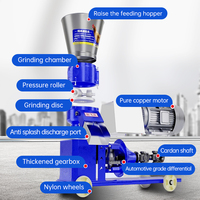 Nouvelle machine à granulés d'aliments électriques commerciaux Baichuan, capacité 1 tonne/heure, pour aliments pour poulets, canards et animaux – Vente chaude
