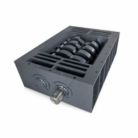 Pièce de rechange personnalisée pour chambre de broyeur robuste, pour broyeur industriel à un ou deux arbres, pour plastique, caoutchouc, pneus, métal
