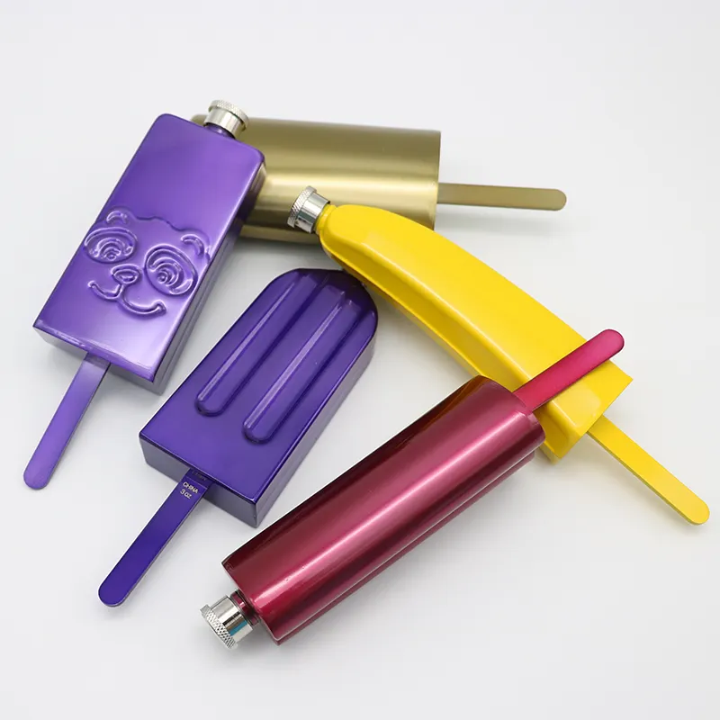 هدية عيد ميلاد جذابة BSCI سعر المصنع تصميم popsicle على شكل شكل قوارير الورك