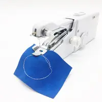 पोर्टेबल हाथ में सिलाई मशीन ताररहित बिजली सिलाई मशीन सेट त्वरित मरम्मत DIY कपड़े