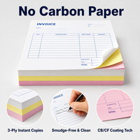 Rouleau de papier autocopiant écologique 80x80mm pour caisse enregistreuse, facile à séparer, copie lisible