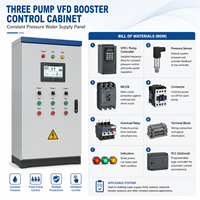 Armoire de commande de pompe VFD PLC pour système d'irrigation à pression constante 380V/400V/415V IP54/IP55/IP65