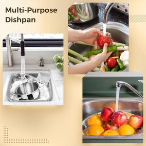 Durevole in acciaio inox grande contenitore quadrato Multi-Purpose piatto <span class=keywords><strong>vasca</strong></span> <span class=keywords><strong>lavello</strong></span> per <span class=keywords><strong>cucina</strong></span> per il lavaggio delle verdure e uso domestico - Product Image 6