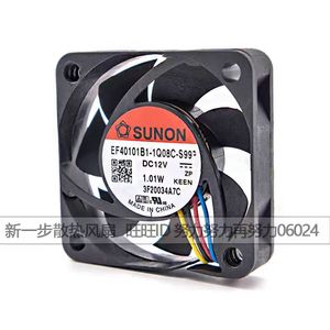 SUNON 4010 Fan 12V 1.01W PWM Temperature Control <b>Computer</b> <b>Case</b> Cooling - Product Image 2