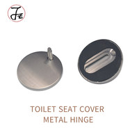 Ensemble de fixation universel pour siège de toilette, couvercle de toilette en acier inoxydable, charnière
