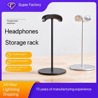 Nouveau support de casque en aluminium antidérapant Portable en forme de U casque de jeu en métal robuste support d'écouteur support de suspension