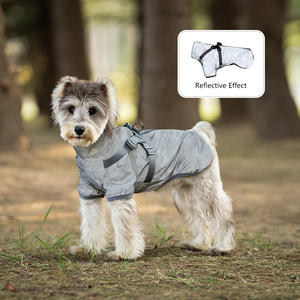 <span class=keywords><strong>Manteau</strong></span> imperméable réfléchissant pour <span class=keywords><strong>chien</strong></span> de luxe avec logo personnalisé Fournisseurs de vêtements d'extérieur coupe-vent de marque design pour animaux de compagnie - Product Image 6