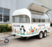 Nouveau style de cuisine entièrement équipée électrique mini camion de nourriture mobile camion de nourriture de crème glacée remorque pour la vente aux états-unis