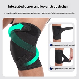 Genouillères de compression en gros pour le sport, la course, le basketball, le fitness, le volleyball – Manchons confortables et élastiques avec coussinet de soutien à ressort - Product Image 1