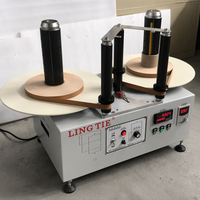 Nouvelle machine à rembobiner les étiquettes automatique OEM avec compteur et compteur de mètres, marque Lingtie, 220V, prix d'usine, garantie 1 an