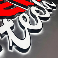 DakeSign Factory, vente en gros de panneaux LED 3D personnalisés à éclairage frontal, étanches IP65, pour projets de bâtiments commerciaux, enseignes publicitaires