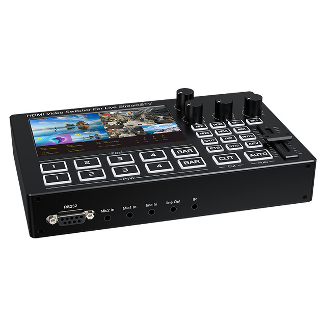 1080P/60Hz for HDMI Director Switcher Type-C 3.0 5-Inch Display Monitor with Multi-Channel Audio Capture Card Video Accessories