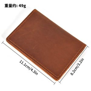 Portafoglio Bifold in vera pelle a grana superiore per carte di credito e testimoni dello sposo elegante <span class=keywords><strong>regalo</strong></span> <span class=keywords><strong>fidanzato</strong></span> - Product Image 6