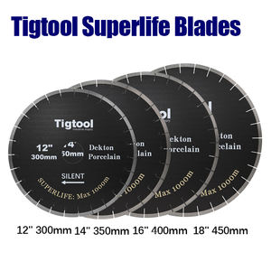 12"/300mm Dekton/Porcelain/Sintered Stone Blade <strong>Superlife</strong> Max 1000m Chip-Free Cutting 45&deg; Miter Cutting Tigtool - Product Image 6