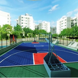 Suspension <span class=keywords><strong>de</strong></span> plancher sport PP, pièces d'assemblage, pour terrain <span class=keywords><strong>de</strong></span> jeux scolaires et d'université - Product Image 5