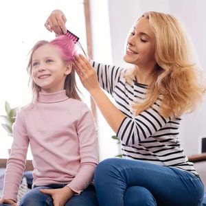 Juego de Tinte Temporal para el Cabello al por Mayor, <span class=keywords><strong>Crema</strong></span> y Peine para Tinte de Tiza, 10 Colores, Resistente al Agua y al Calor, para Pintar el Cuerpo de los Niños - Product Image 2