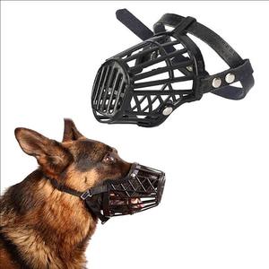 Bozal de plástico para perros, bozales de cesta transpirables para perros pequeños, medianos y grandes, antimordeduras, ladridos y masticación