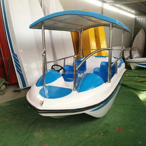 6 personnes solaire fibre de verre double corps flottant électrique divertissement touristique croisière location location <span class=keywords><strong>bateau</strong></span> avec moteur électrique - Product Image 2