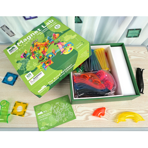 Mntl Tự Làm 101Pcs Đá Cẩm Thạch Đua Chạy Từ Gạch 3D Nam Châm Giáo Dục Hơ<span class=keywords><strong>i</strong></span> Nước Xây Dựng Từ Khố<span class=keywords><strong>i</strong></span> Đồ Chơ<span class=keywords><strong>i</strong></span> Cho Trẻ Em Trò Chơ<span class=keywords><strong>i</strong></span> Sáng Tạo - Product Image 3