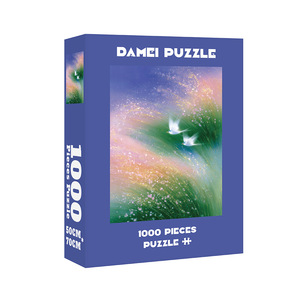 Rompecabezas Damei de 1000 piezas, 50 cm x 70 cm, rompecabezas para adultos, diseño de doble golondrina perseguendo la luz, para estimular el cerebro y divertirse - Product Image 5